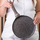 Patelnia do NALEŚNIKÓW nieprzywierająca indukcja gaz Valdinox Aurum 24 cm do smażenia placków, pancakes, kuchenka