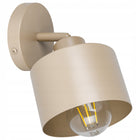 Kinkiet ścienny Lampa Ruchoma wewnętrzna E27 LED Beżowy Kaszmir oprawa regulowana do salonu i sypialni, metalowa