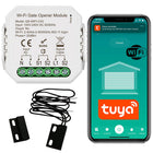 Sterownik do bramy garażowej wifi tuya + czujnik moduł inteligentnego domu, zdalne sterowanie napędem, automatyka