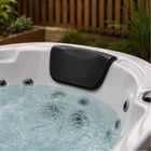 Zagłówek do jacuzzi wodoodporny poduszka na przyssawki do wanny balii SPA podparcie karku, akcesorium kąpielowe, wygoda