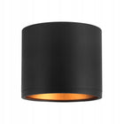 Lampa Sufitowa Oprawa Halogenowa LED GX53 Spot NATYNKOWA Kinkiet Reflektor czarna aluminiowa okrągła, pojedynczy punkt