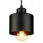 Lampa Wisząca LED Sufitowa Nowoczesna Zwis Drewniana Belka Loft Czarna żyrandol 3-punktowy, oprawa E27 do salonu lub