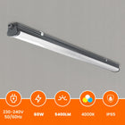 Lampa Sufitowa LED Do Garażu IP65 60W 120cm Warsztatu Oprawa Hermetyczna oświetlenie przemysłowe 5400 lm, zintegrowane