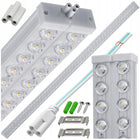 Lampa LED Panel Oprawa Do Garażu Warsztatu 120cm 72W 7200lm 4000K Szeregowa gwintu biały
