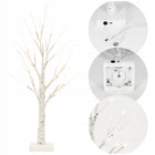 DRZEWKO ŚWIĄTECZNE 25LED OZDOBNE ŚWIECĄCE 60 cm BRZOZA LAMPKA DEKORACYJNA
