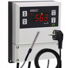 Sterownik regulator termostat pompy C.O. obiegowej pieca + Wtyczka Czujnik