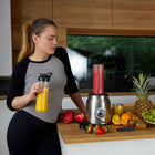 Blender kielichowy Yoer szklany 4w1 2,4l 1800W +stal inox +Młynek +2 Bidony