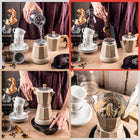 Kawiarka elektryczna Klausberg KB-7999 Moka 6 espresso 500W on/off Beżowa 300 ml 500 w beżowy aluminium, tworzywo