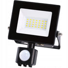 Naświetlacz LED 20W=130W z Czujnikiem Ruchu Halogen Zewnętrzny 2080lm Lampa reflektor ogrodowy IP65, światło neutralne