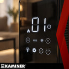 Grzejnik Olejowy Elektryczny Termostat 2500W 11 Żeber Czarny WiFi Pilot 500 mm 640 mm grzewcza