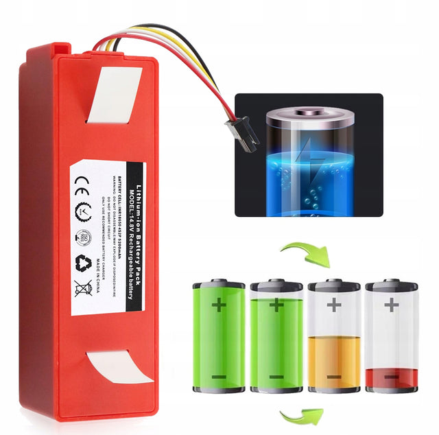 Bateria Akumulator do Xiaomi Roborock S50 S51 S55 5200mAh robot sprzątający, odkurzacz automatyczny, ogniwo zasilające, wymienne źródło energii