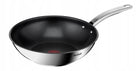 Patelnia wok Tefal INTUITION 28 cm do dań stir-fry i kuchni azjatyckiej, można myć w zmywarce, srebrna