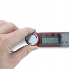 Metalowy kątomierz elektroniczny cyfrowy z ekranem LCD 200mm 360° + baterie miernik kąta do pomiarów, dokładność 0,3°