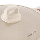 KONIGHOFFER CREAMY MARBLE Patelnia głęboka z pokrywką 28x8,5 cm / indukcja garnek do duszenia, powłoka