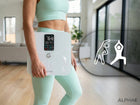 Waga Łazienkowa Elektroniczna Sportowa Alpha - Aplikacja Po Polsku BMI biały