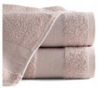 Ręcznik Bawełna Premium zoja 70x140 Eurofirany Hotel Spa 500gsm Puder kąpielowy do łazienki różowy z bordiurą na prezent