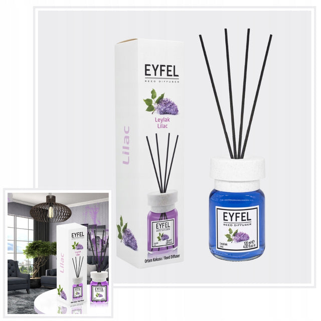 Bez eyfel - zapachy do domu patyczki 120ml dyfuzor aromatyzujący, odświeżacz powietrza, aromatyzer wnętrz
