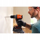 wiertarko-wkrętarka udarowa 45Nm 18V 2x2,0Ah, Black+Decker [BCD383D2XKA-QW] do montażu, wkrętak, walizka, zestaw z