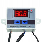 TERMOSTAT ELEKTRONICZNY REGULATOR TEMPERATURY Z GNIAZDKIEM I WTYCZKĄ 230V sterownik