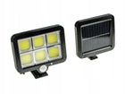 Halogen Naświetlacz LED Solarny Zewnętrzny Lampa z Czujnikiem Ruchu reflektor ogrodowy IP65 260 lm 6000 K zimna biel