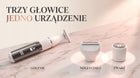 Golarka damska hottle maszynka do golenia dla kobiet, depilator ciała biały foliowa