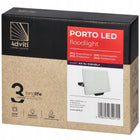 Halogen naświetlacz LED 30W 2400lm bezramkowy lampa zewnętrzna 4000K IP65 reflektor do ogrodu, garażu i podjazdu