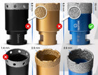 Otwornica diamentowa koronka do gresu płytek zestaw otwornic 6-68MM+ADAPTER wiertła glazura ceramika marmur kamień