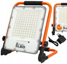 Halogen LED Naświetlacz Akumulatorowy Budowlany 100W Roboczy Przenośny lampa warsztatowa 3500 lm IP66 białe neutralne