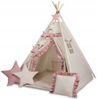 Namiot tipi teepee dla dzieci 3 poduszki przytulanki+GIRLANDA produkt PL wigwam iglo do zabawy 160 cm od 6 miesięcy