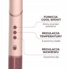 Lokówko-suszarka Dekraft Air Styler DE440B Bubble Gum 1500W jonizacja+ etui lokówka automatyczna 1500 w