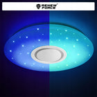 Plafon LED lampa RGB sufitowa głośnik bluetooth pilot aplikacja barw CCT oświetlenie do salonu, sypialni i pokoju