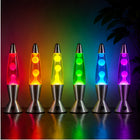 LAMPKA NOCNA LAMPA WODNA RELAKSUJĄCA Z WOSKIEM LAWA DZECIĘCA OZDOBNA RGB nocna, stołowa no nagrzewa się bezbarwny