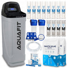 Zmiękczacz wody do domu aquafit Active 32 Stacja uzdatniania wody Szary 32 l srebrny/szary