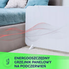 Grzejnik elektryczny na podczerwień łazienkowy pokojowy biały MPM MUG-24 ogrzewacz 450 w WiFi Tuya termostat