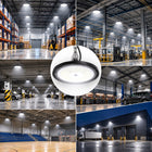 Lampa Wisząca LED Przemysłowa High Bay UFO Magazyn Hala 100W 12000lm IP65 oprawa do warsztatu i fabryki, czarna