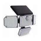 LAMPA ULICZNA SOLARNA HALOGEN LED 400W + PILOT CZUJNIK RUCHU ZMIERZCHU naświetlacz do ogrodu, posesji i podjazdu