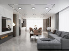 Panel LED Sufitowy 30x30 24W 4000K 2640lm Lampa Natynkowa Plafon Oprawa kwadratowa czarna do salonu kuchni przedpokoju