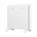 Grzejnik elektryczny energooszczędny szklany łazienkowy 1kW WiFi EGW-10B 520 mm 470 mm grzewcza biały