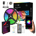 Taśma LED 10m RGB 5050 Bluetooth aplikacja mobilna pilot muzyka zestaw 12V kolorowa listwa świetlna do dekoracji wnętrz