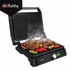 Grill Elektryczny Opiekacz do Panini Toster Kanapek Rozkładany + Regulacja nominalna