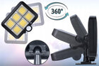Halogen Naświetlacz LED Solarny Zewnętrzny Lampa z Czujnikiem Ruchu reflektor ogrodowy IP65 260 lm 6000 K zimna biel