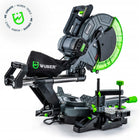 Piła ukosowa z posuwem ukośnica do drewna 2000W + laser + tarcza 305mm 60T do cięcia desek i belek, elektryczna