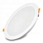 Panel podtynkowy oczko sufitowy 24W IP54 230V wodoodporny łazienka 3 barwy lampa LED wpuszczana, okrągła biała 400 lm