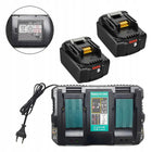 Akumulator x2 zamienny 18V 6Ah +ładowarka DC18RD przeznaczony do Makita LXT bateria elektronarzędziowa, ogniwo