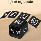 Timers gravity sensor adjustable sound flip timer workout timer black minutnik elektroniczny kostka do kuchni i