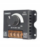 Sterownik ściemniacz LED dimmer taśma LED 30A 360W mega mocny profesjonalny regulator jasności oświetlenia, regulacja