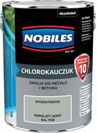 Nobiles farba chlorokauczukowa do metalu i betonu popielaty jasny 7038 5l emalia do posadzek, powłoka malarska