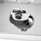 Półka zestaw panel prysznicowy z hydromasażem deszczownica kolumna chrom stal nierdzewna, mieszacz, armatura