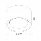 Sollux Lighting Plafon modo 1 biały Gx53 okrągła oprawa sufitowa bez żarówki, do salonu i sypialni