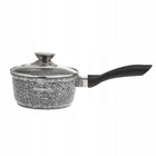 Rondel garnek z powłoką granitową rondelek z pokrywką indukcja GAZ ofenbach aluminiowy 1,35 l 16 cm do kuchni